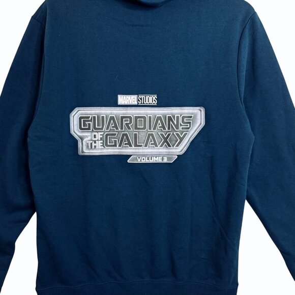 Guardians Of‎ The Galaxy Volume 3 Hoodie Marvel Studios Promo Men’s Size M Blue - Picture 4 of 10